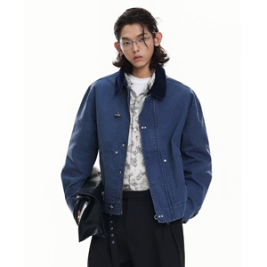 1506/QW3000/P99美贵牌同步棒球服夹克简约纯色外套春季上衣舒适图片
