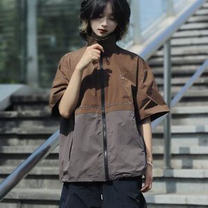 1506/QW1350/P46复古衬衫男夏装学生宽松男装上衣外穿图片