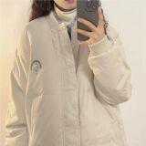 1506/Q5350/P70新款冬季棉衣设计感小众棉袄棒球棉服外套2，男装棉衣，星座1506