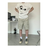 1506/QG330/P47夏季美式短裤男潮牌宽松大码运动休闲五分裤牛仔裤，男装牛仔裤，星座1506
