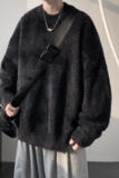 1506/QL0170/P53新款复古高级感针织衫宽松休闲慵懒风线衣1，男装针织衫/毛衣，星座1506