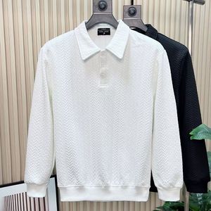 1506/QT3040/P38潮牌长袖Polo衫男美式复古宽松半拉链卫衣潮图片