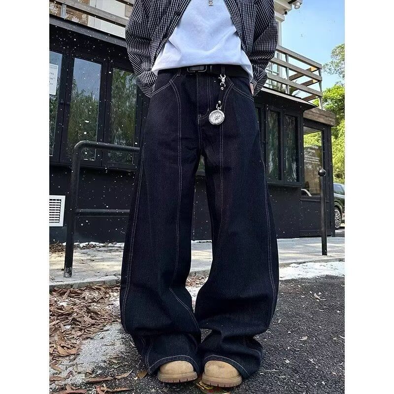 1506/QG1060/P50潮男新款牛仔裤嘻哈ins潮高街潮流痞帅长裤,男装牛仔裤,星座1506