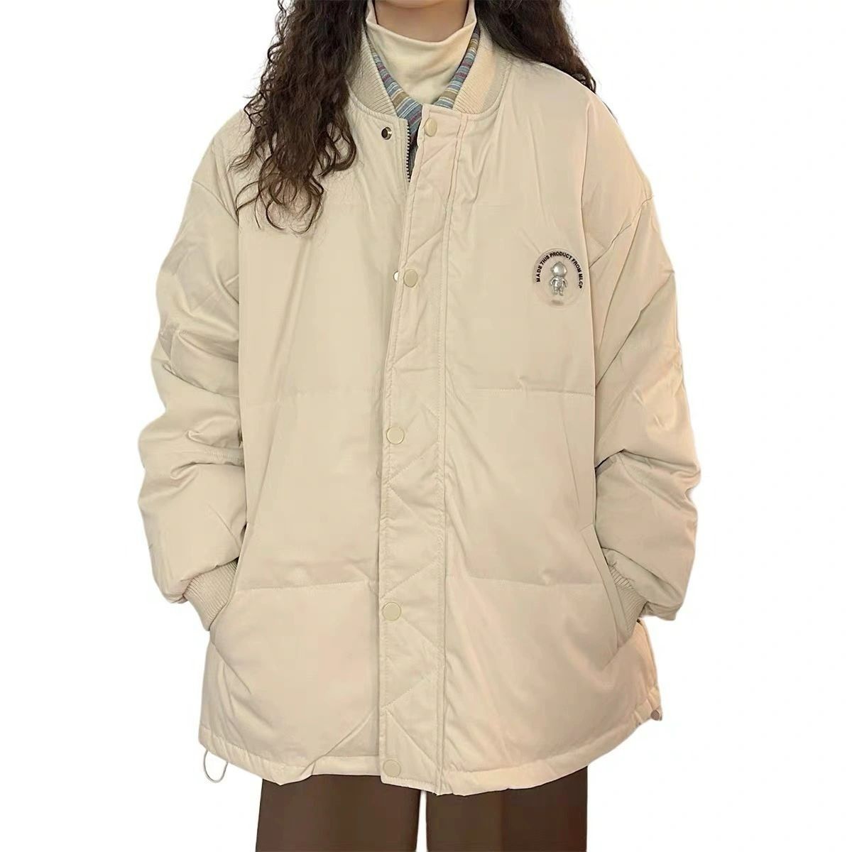 1506/Q5350/P70新款冬季棉衣设计感小众棉袄棒球棉服外套2,男装棉衣,星座1506