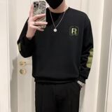 1506/QA0190/P36印花秋冬卫衣男春秋季韩版新款圆领宽松上衣，男装卫衣，星座1506