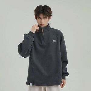 1506/QT5080/P43款简约休闲潮流百搭保暖套头长袖日系2图片