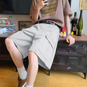 1506/QG330/P47夏季新款美式短裤男潮牌宽松大码运动休闲五分裤子图片