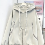 1506/QJ930/P89卫衣男连帽春秋季港风宽松潮牌字母印花百搭外套1，女装短外套，星座1506