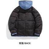 1506/Q2130/P75冬季加绒加厚面包服棉衣外套男时尚气质原宿简约1，男装棉衣，星座1506