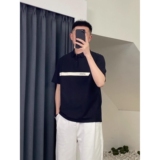 1506/Q260/P34夏季高端撞色翻领polo衫男短袖休闲百搭半袖t恤男1，男装Polo衫，星座1506