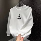 1506/QW6060/P40印花卫衣男秋冬潮流休闲加绒长袖百搭上衣打底衫，男装T恤，星座1506