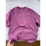 1506/QT7840/P34短袖t恤男潮牌夏季宽松五分袖网红潮简约印花上衣，男装T恤，星座1506