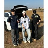 1506/Q234/P42美式高街花卉工艺刺绣短袖t恤男女款夏oversize半袖，男装T恤，星座1506