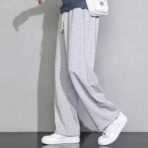 1506/QC15华棉300克直筒M-4XL0/P29春秋季运动裤子男直筒纯色卫裤图片