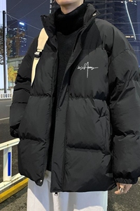 1506/QY2900/P63潮牌冬季痞帅高街保暖轻薄棉服男款外套1图片