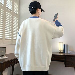 1506/QMY5150/P52高级感慵懒风毛衣男款秋冬季图片