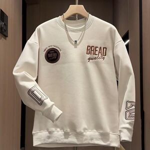 1506/QFK19320/P35秋冬季新款潮牌印花卫衣男士休闲打底衫1图片
