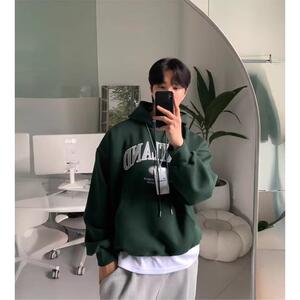 1506/QBW499薄款0/P30衣男连帽春秋季港风宽松潮牌印花百搭外套图片