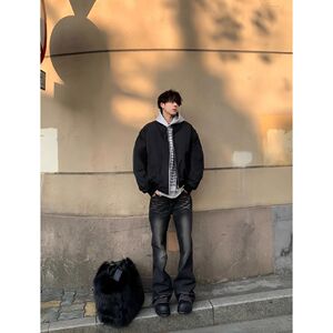 1506/Q7770/69【可二开】飞行员夹克外套新款棉衣男女美式棉袄图片