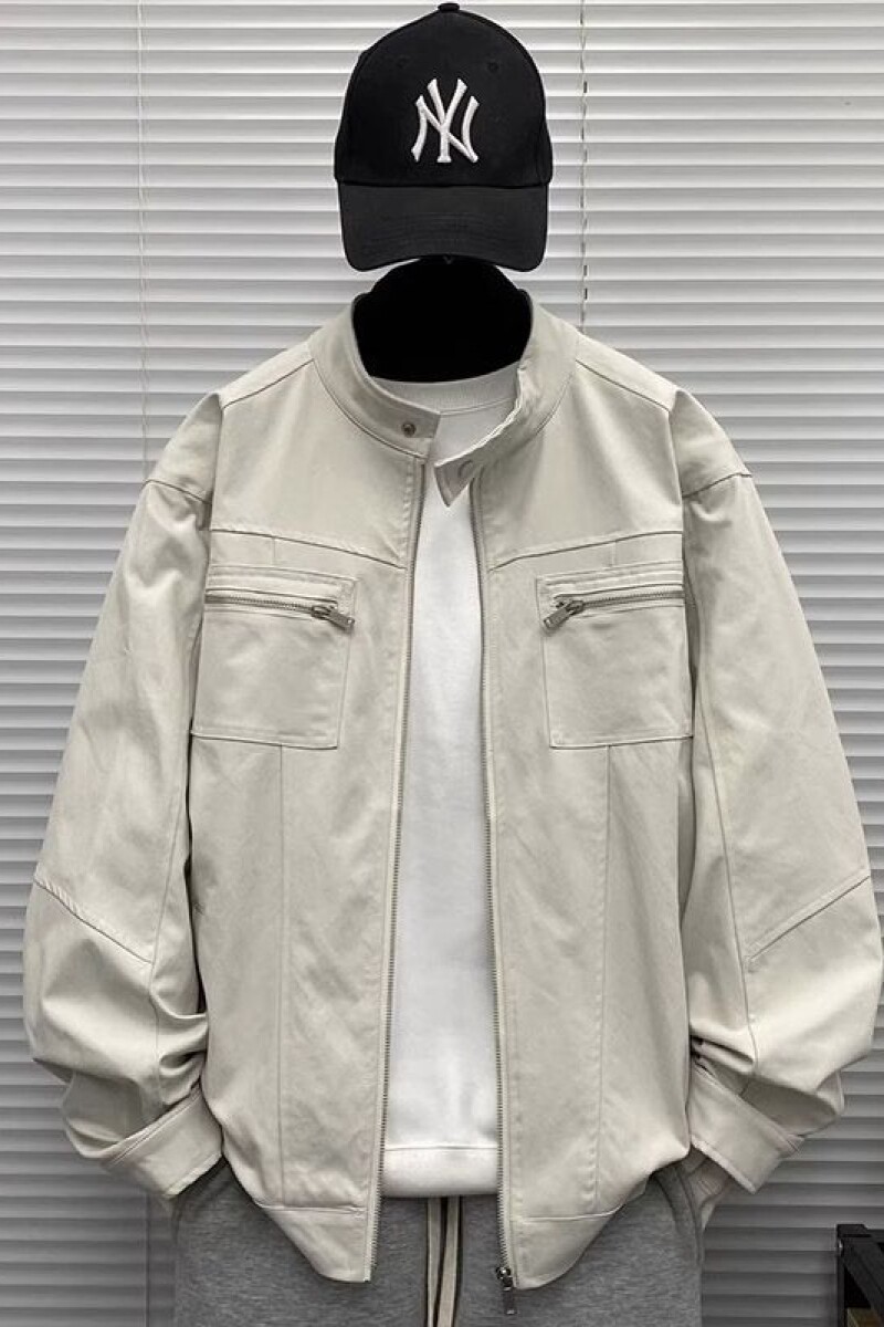 1506/QPX960020/P64原版质量网图米白色夹克男（颜色对图）2025年,男装夹克,星座1506
