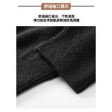 1506/QR-M3460/P57立领针织秋冬季休闲时尚卫衣潮流夹克上衣男，男装夹克，星座1506