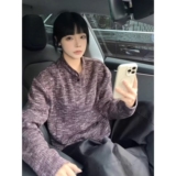 1506/QX33380/P43秋华夫格亨利领长袖T恤男士百搭宽松复古体恤3，男装T恤，星座1506