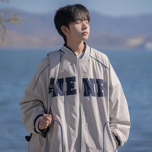 1506/Q6660/P44棒球服男女春秋季潮牌情侣百搭休闲夹克外套1图片