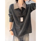 1506/QX33400/P41秋冬新款开衫毛衣美式复古休闲V领针织衫男1，男装针织衫/毛衣，星座1506