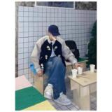 1506/QJ2030/P62文艺复古秋季新款小个子洋气灯芯绒夹克长袖，男装夹克，星座1506