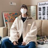 1506/M99561/P79港风复古双面穿棉衣外套男女冬季韩版加厚棉服2，男装棉衣，星座1506
