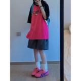 1506/QK630/P38夏装休闲短裤男宽松休闲中裤百搭韩版五分裤小众，男装牛仔裤，星座1506