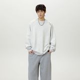 1506/QT5010/P42潮牌青少年重磅卫衣男长袖上衣百搭刺绣体恤外套，男装T恤，星座1506