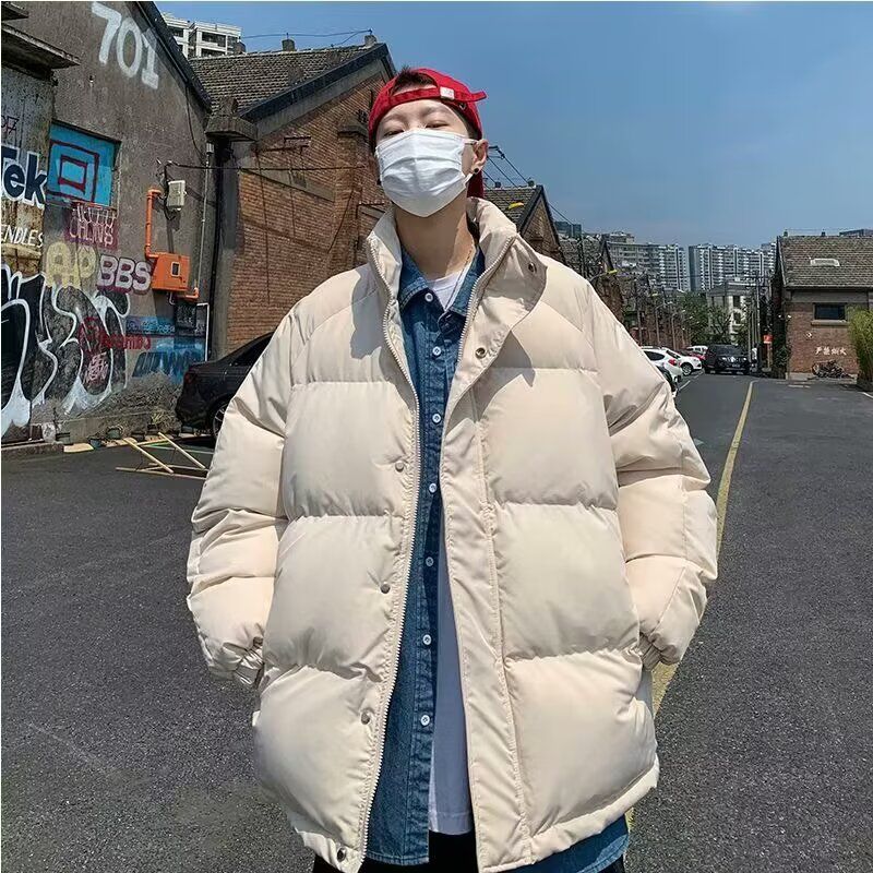 1506/Q17260/P44韩系棉服外套男士冬季棉衣加厚宽松立领面包服3,男装棉衣,星座1506