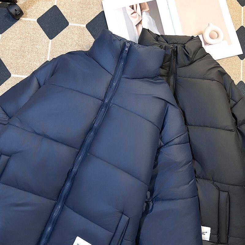 1506/Q5210/P54日系纯色基础款棉服男冬季情侣面包服1,男装棉衣,星座1506