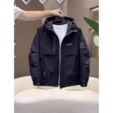 1506/Q76610/P70宽松连帽工装夹棉夹克冲锋衣小众款3，男装夹克，星座1506