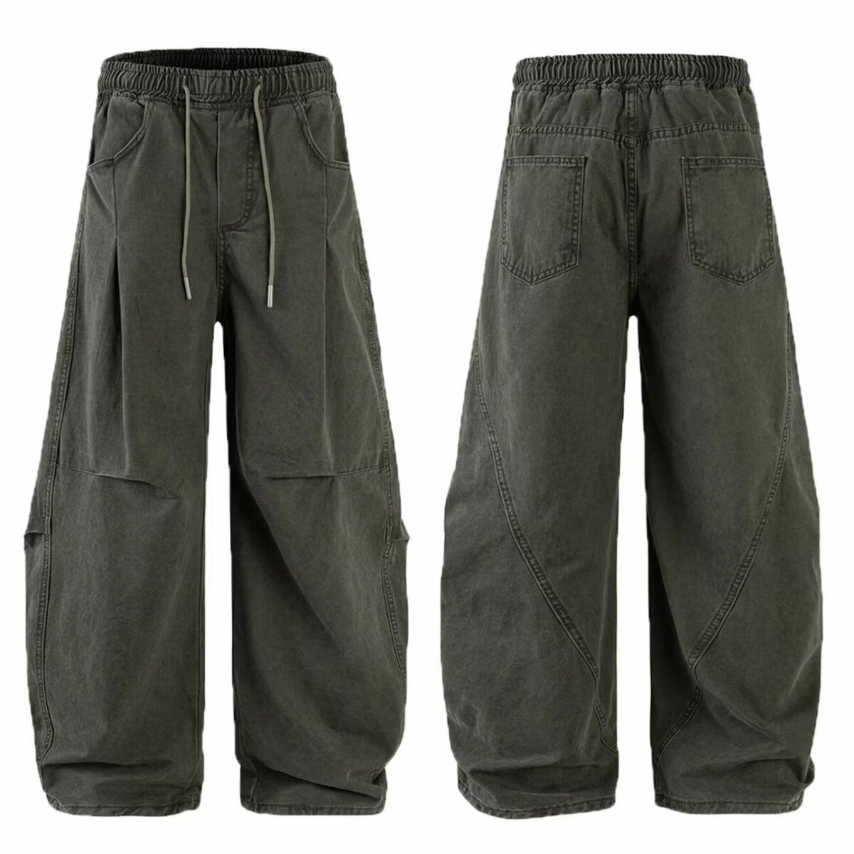 1506/QHR800/P54美式工装裤男女高腰宽松阔腿休闲裤梨形身材裤子,男装工装外套,星座1506