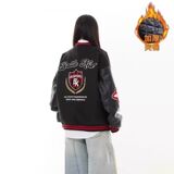 1506/Q2-M80920/P79美式复古盾徽撞色夹克男女校园风外套1，男装夹克，星座1506