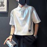 1506-1/TB201/P34翻领短袖polo衫男潮夏季t恤韩版修身百搭体恤，男装T恤，星座1506