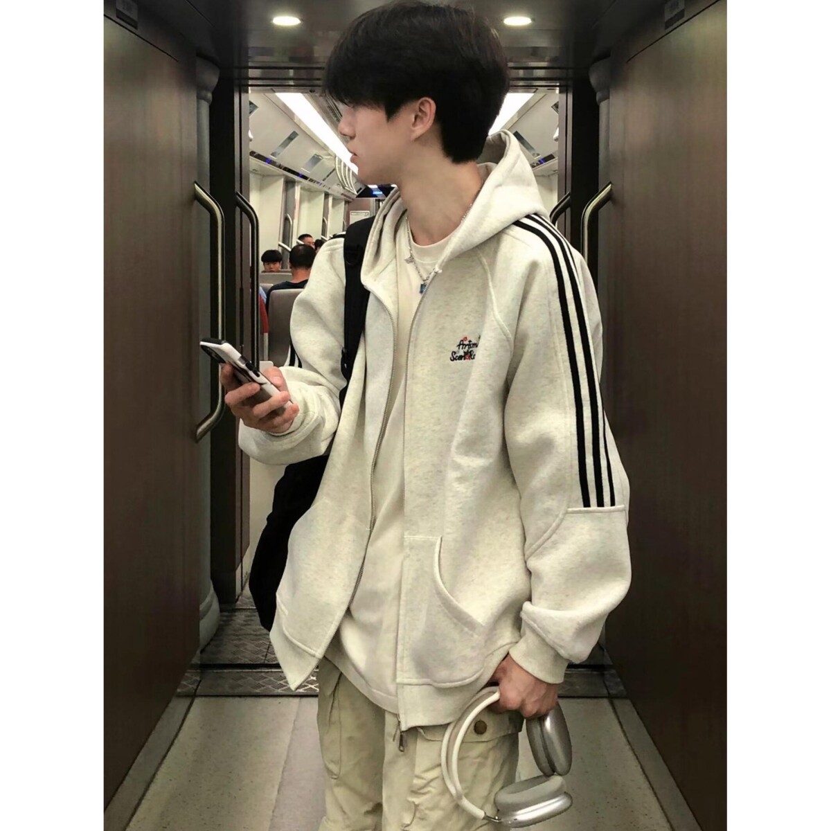1506/QW1200/P52新款卫衣港风宽松简约连帽卫衣开衫男女同款2,男装卫衣,星座1506
