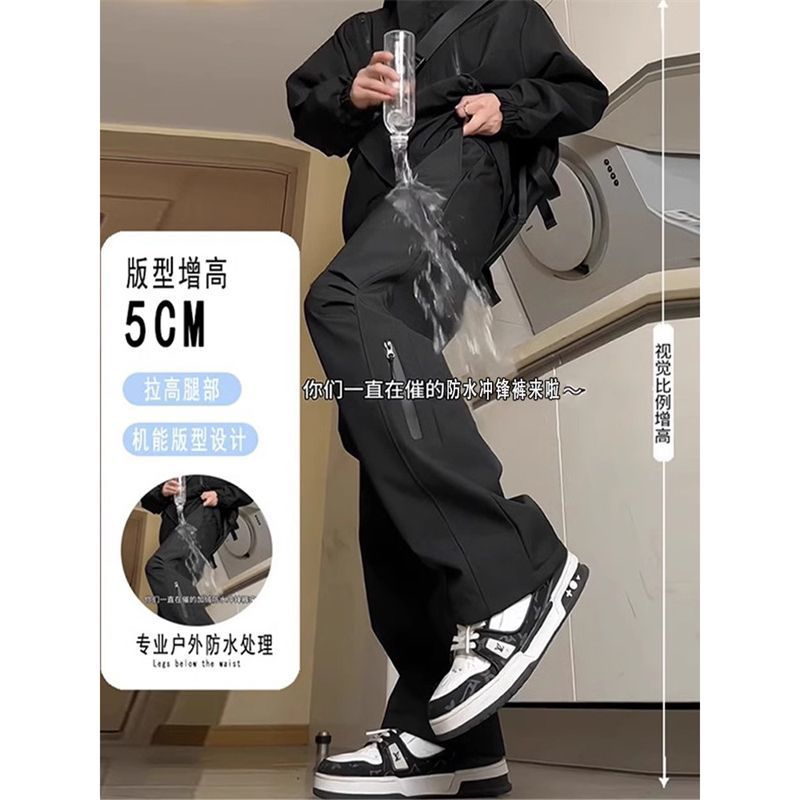 1506/QCL-B45240/P45纯色时尚潮牌直筒宽松型男工装裤潮休闲裤1,男装工装外套,星座1506