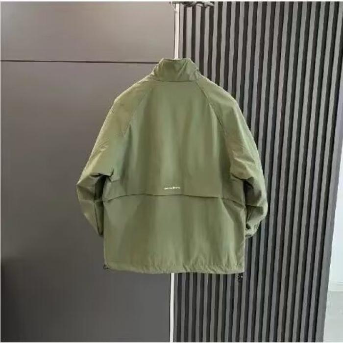 1506/QW1140/P53夹克秋新款立领潮牌宽松男士外套休闲运动冲锋衣,男装夹克,星座1506