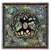 Hoa Kỳ mua tấm thảm nghệ thuật cây celtic irish của cuộc sống trừu tượng chăn châu Phi 53 x53 - Tapestry Thảm treo tường có lớn