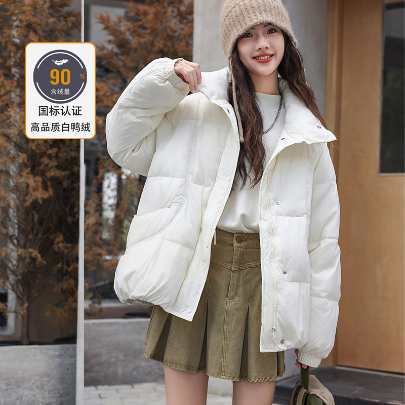 骄骄虎女大童羽绒服2025冬新款