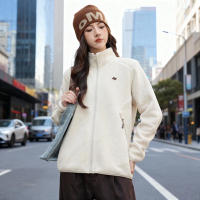 骄骄虎女大童加绒外套校服神器