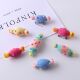 可爱针织彩虹糖果胸针创意多巴胺女孩diy配饰别针鞋 服包包装 饰品