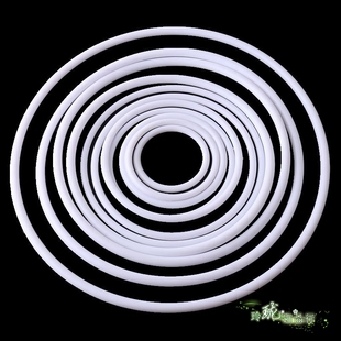 继承者们捕梦网材料 多规格白色塑料圆环圆圈 DIY手工挂件配件