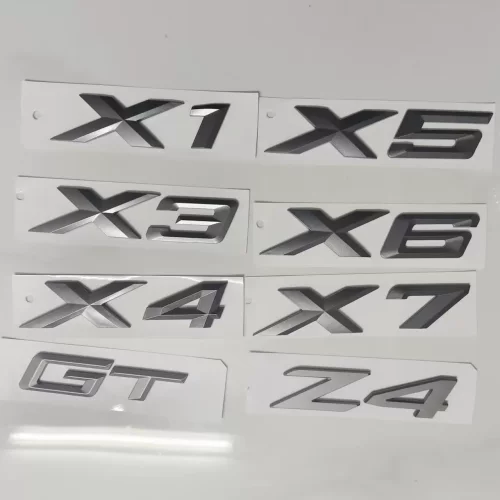 适用于宝马新款X1X2X3X4X5X6X7GTZ4车标后标字标排量标铈灰尾标志