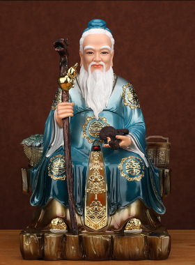 药王爷神像孙思邈医圣神医华佗药王菩萨真身像体家用供奉摆件佛像