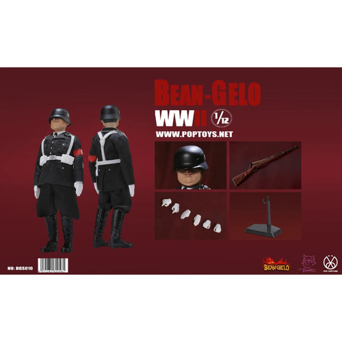 【现货】 POPTOYS 1/12 大头兵系列 胖子 BGS010 可动男兵人