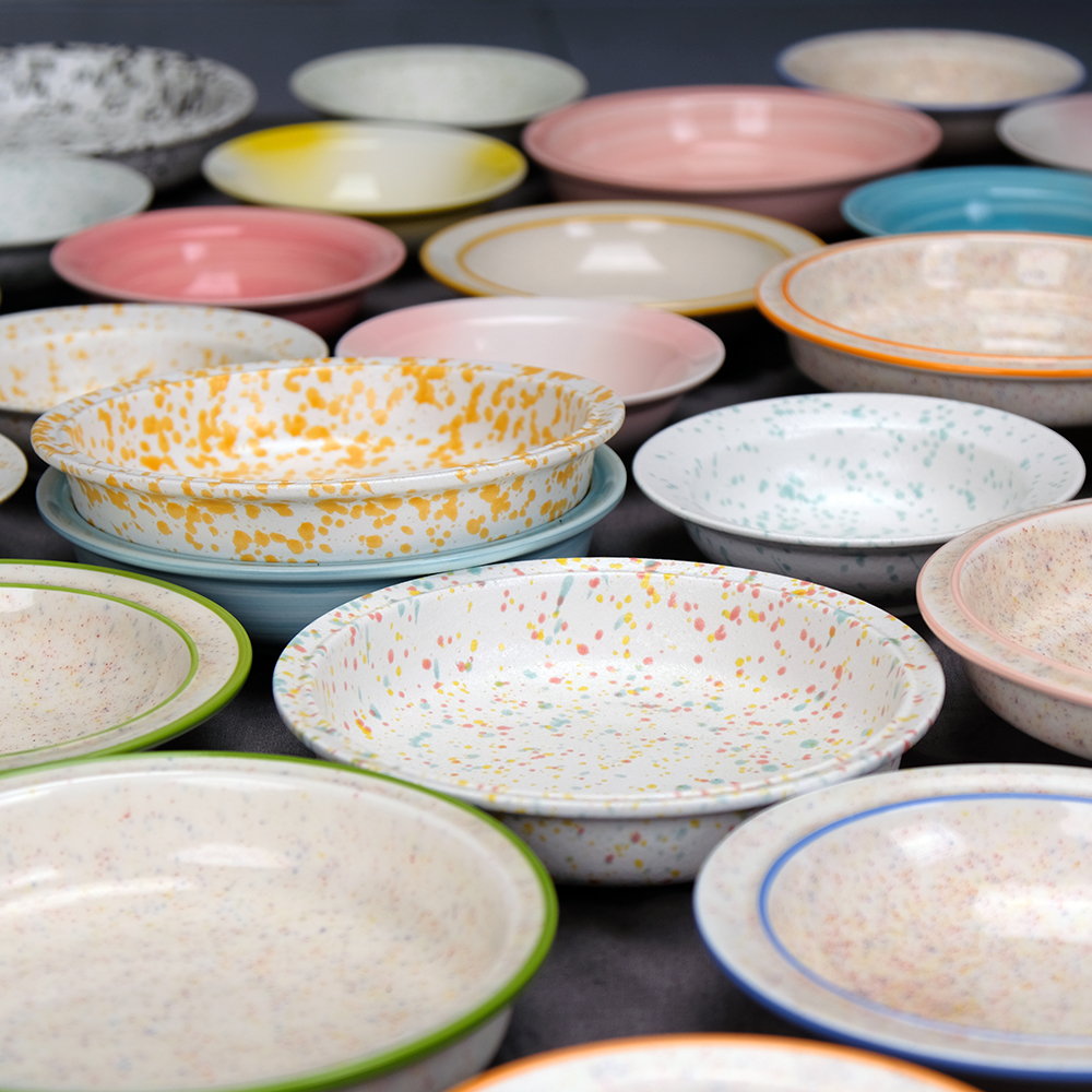 KA多巴胺釉下彩饭盆饭碗餐盘